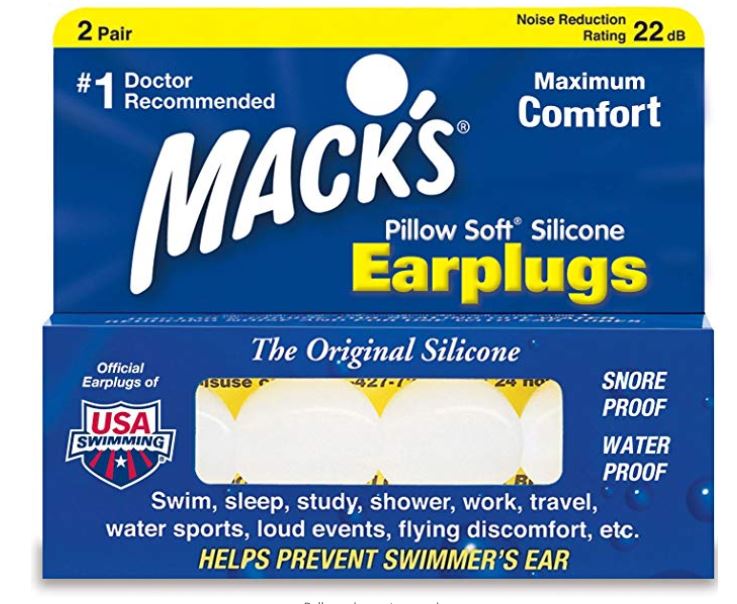 Mack's Silicone Ear Plugs-2 Pair