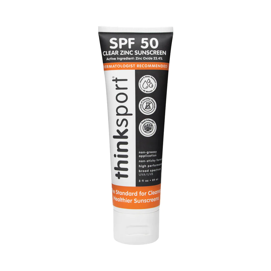 Thinksport SPF 50 Clear Zinc Sunscreen 3oz