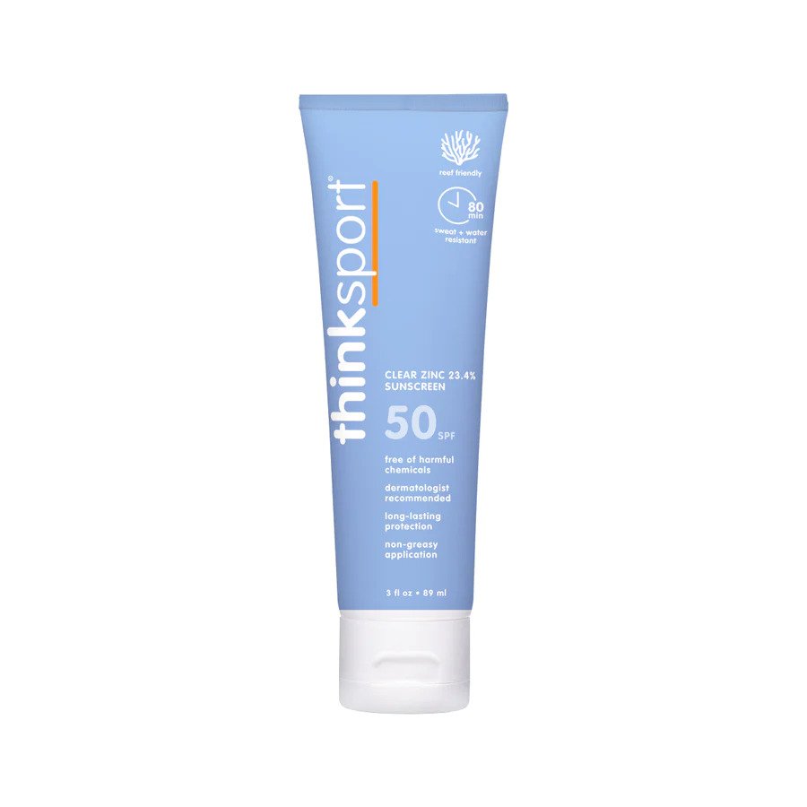 Thinksport SPF 50 Clear Zinc Sunscreen 3oz