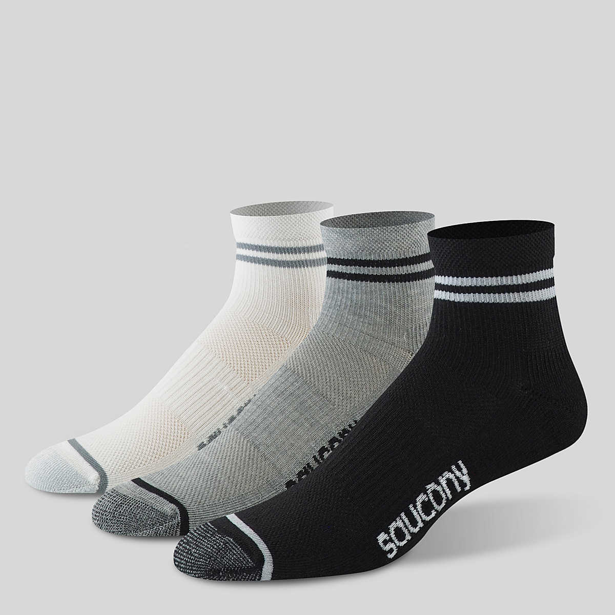 Saucony Inferno Quarter 3-Pack Socks