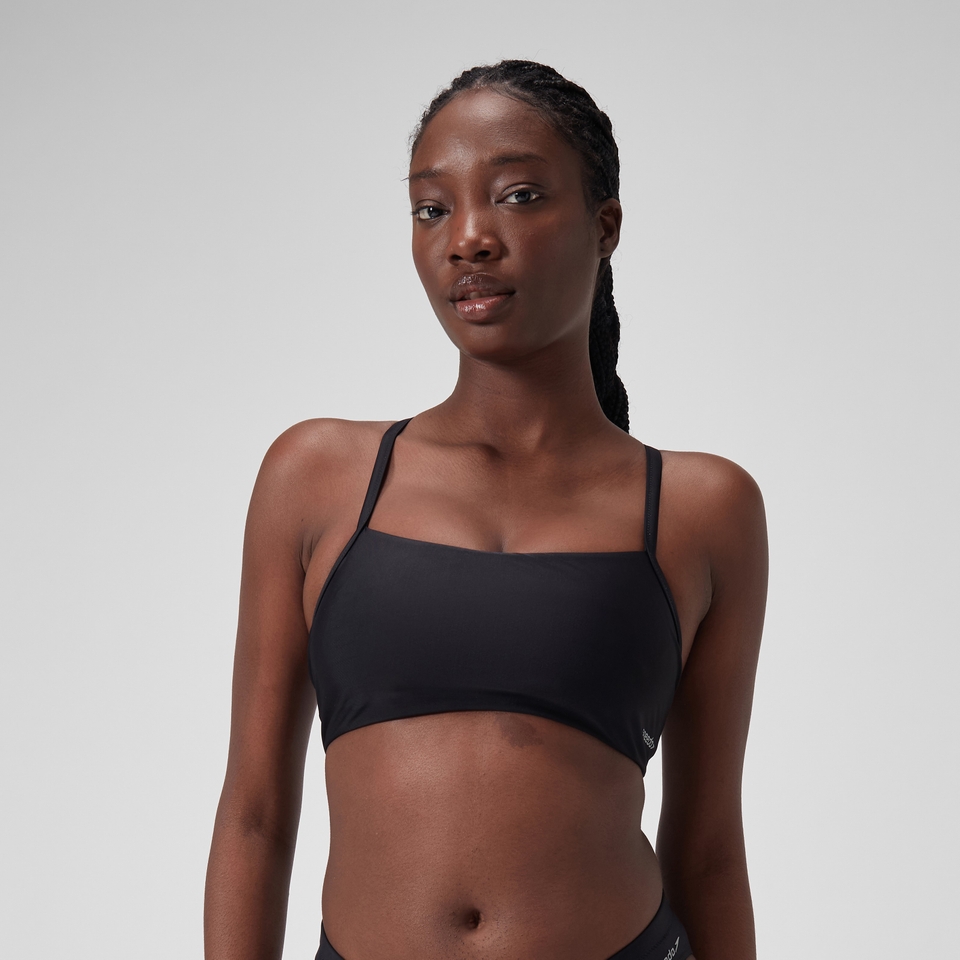 Speedo Women’s Racerback Crop Top Black